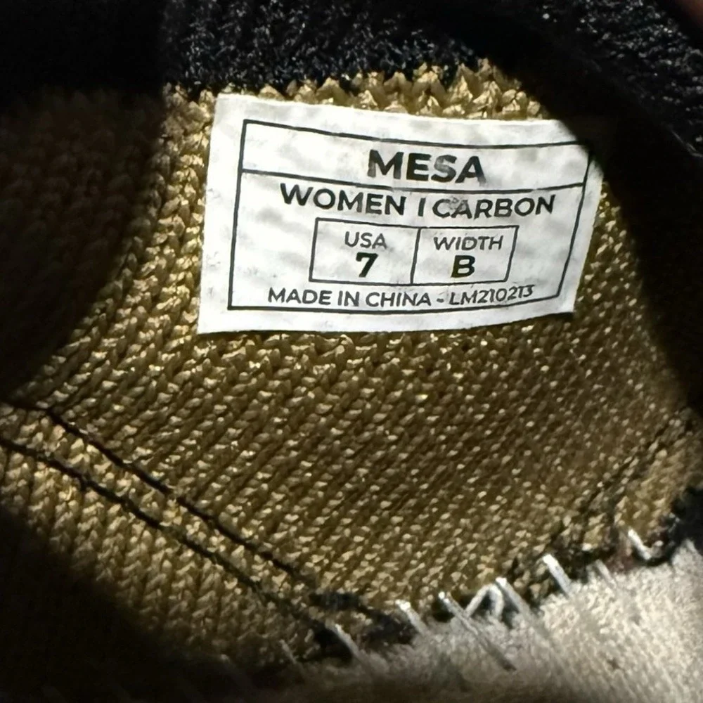 Lems Mesa Hiking Shoes Womens Size 7 B Carbon Gray Black Outdoor Trail Sneakers
